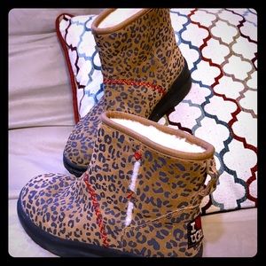 UGG ankle boots animal print